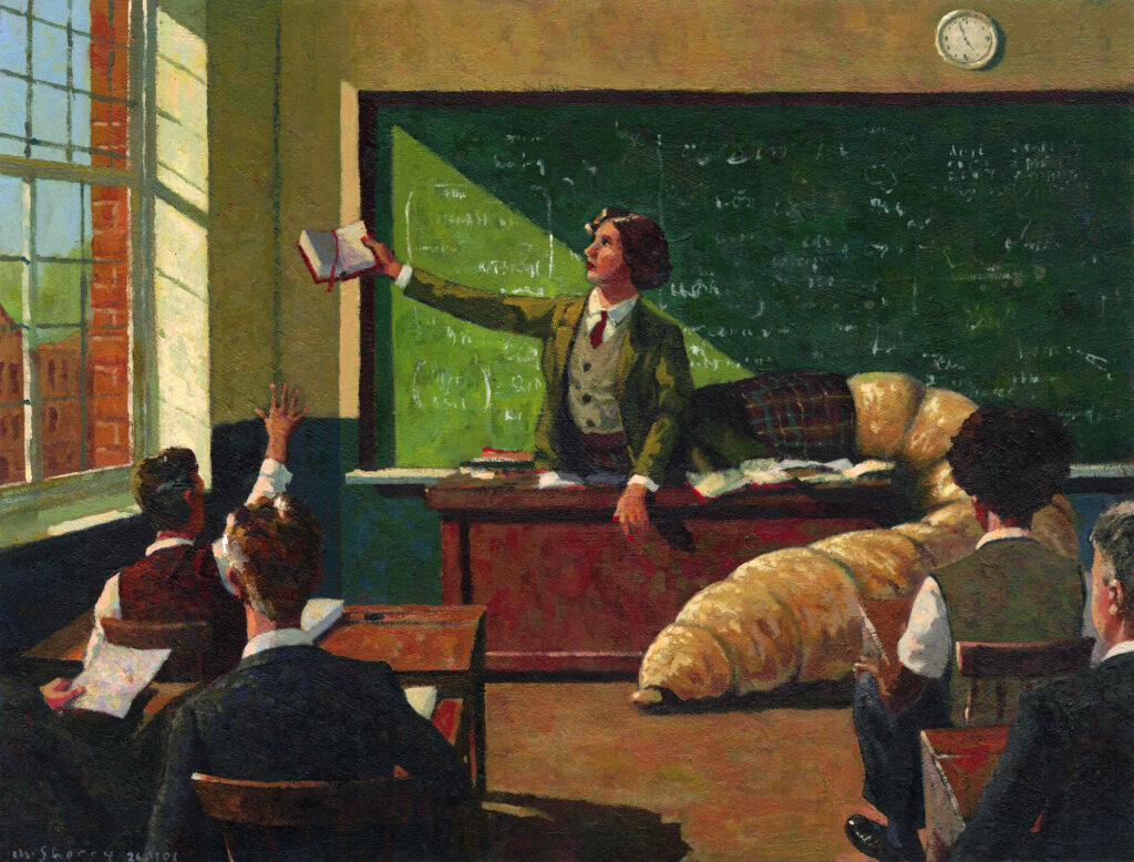 260101 Calliphora vomitoria painting by artist kevin mcsherry