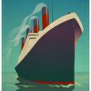 SC180220 Titanic Artwork Poster Print Open Edition poster Prints. Printed to order on a heavy photographic archival stock. Available in four sizes