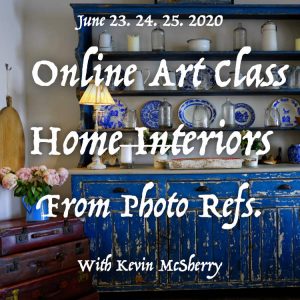 McSherryStudio.com Zoom online art and painting classes with Kevin McSherry all over Ireland and the UK painting materials free ebook